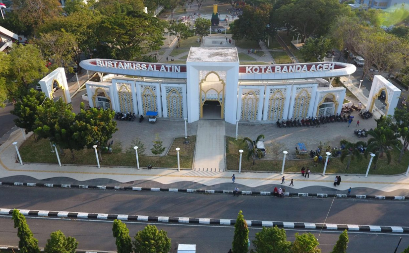 Spot Foto Taman Sari Kota Banda Aceh Yang Cantik Dan Menawan